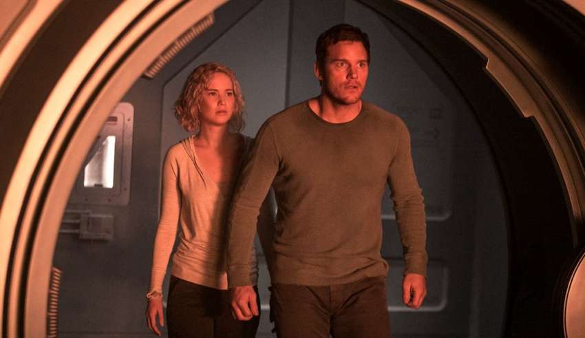 Chris Pratt and Jennifer Lawrence star in Columbia Pictures' PASSENGERS