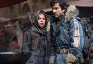 Felicity Jones and Diego Luna star in Lucasfilm's STAR WARS: ROGUE ONE