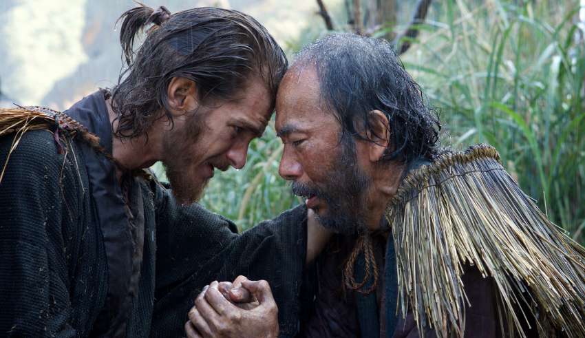 Andrew Garfield and Shinya Tsukamoto star in Paramount Pictures' SILENCE