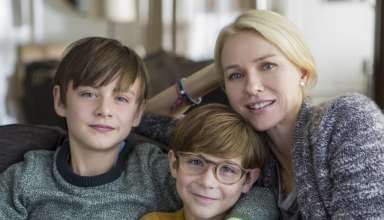 (L-r) Jaeden Lieberher, Jacob Tremblay and Naomi Watts star in Focus Features' THE BOOK OF HENRY