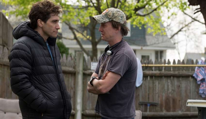 Jake Gyllenhaal and David Gordon Green behind the scenes of Roadside Attractions' STRONGER