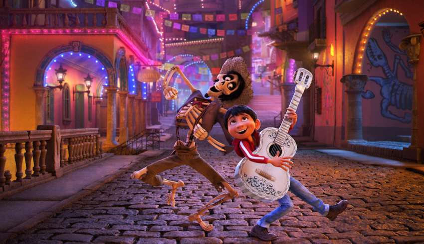 Gael Garcia Bernal and Anthony Gonzalez star in Disney Pixar's COCO