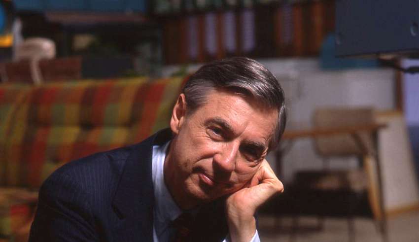 Fred Rogers on the set of his show Mr. Rogers Neighborhood for Focus Features' WON'T YOU BE MY NEIGHBOR