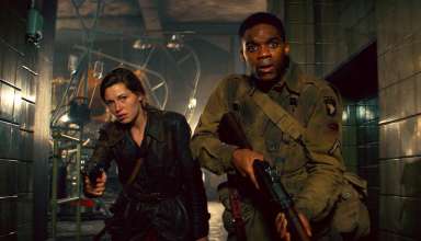 (L-r) Mathilde Ollivier and Jovan Adepo star in Paramount Pictures' OVERLORD