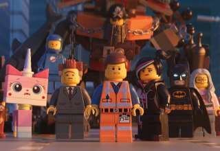 (L-R) Alison Brie, Nick Offerman, Chris Pratt, Elizabeth Banks and Will Arnett star in Warner Bros. Pictures' THE LEGO MOVIE 2: THE SECOND PART