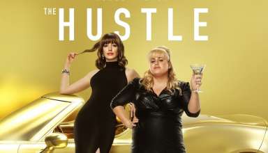 Poster image of Anne Hathaway and Rebel Wilson in United Artists' THE HUSTLE