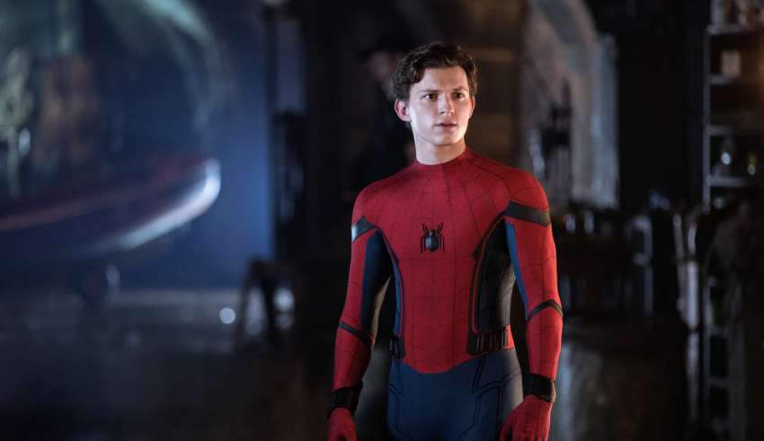 Tom Holland stars as Spider-Man in Columbia Pictures' SPIDER-MAN: FAR FROM HOME