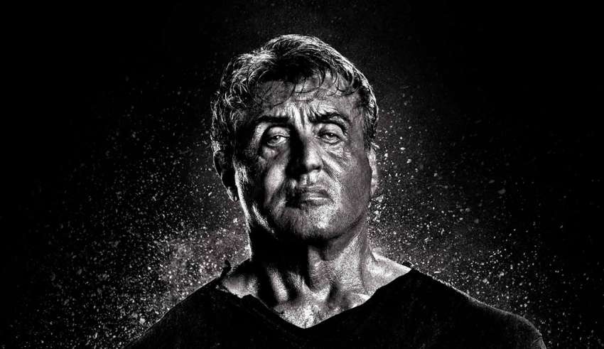 Poster image of Sylvester Stallone in Lionsgate's RAMBO: LAST BLOOD