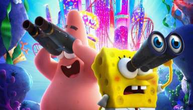 Poster image of Paramount Pictures' THE SPONGEBOB MOVIE: SPONGE ON THE RUN