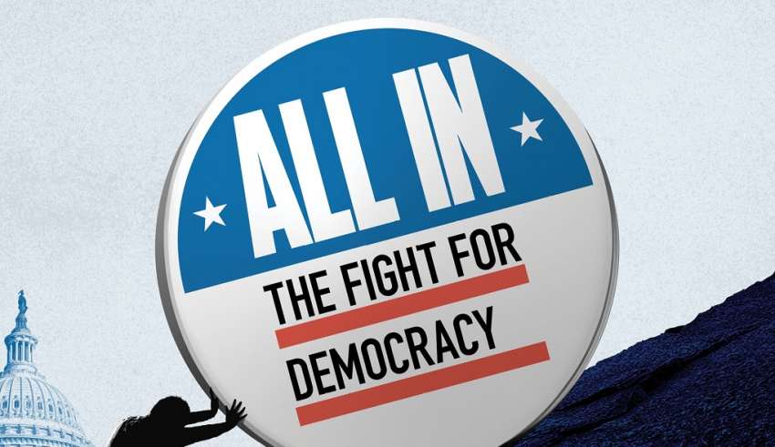 Poster image of Amazon's ALL IN: THE FIGHT FOR DEMOCRACY