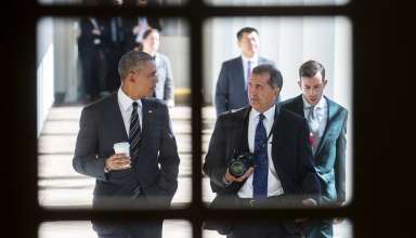 President Barack Obama and Chief White House Photographer Pete Souza in Focus Features' THE WAY I SEE IT