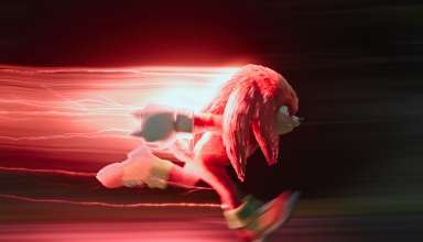 Knuckles (Idris Elba) in Sonic The Hedgehog 2 from Paramount Pictures and Sega