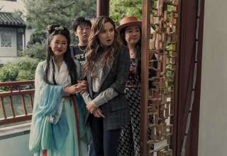 Stephanie Hsu, Sabrina Wu, Ashley Park, and Sherry Cola in Lionsgate's JOY RIDE