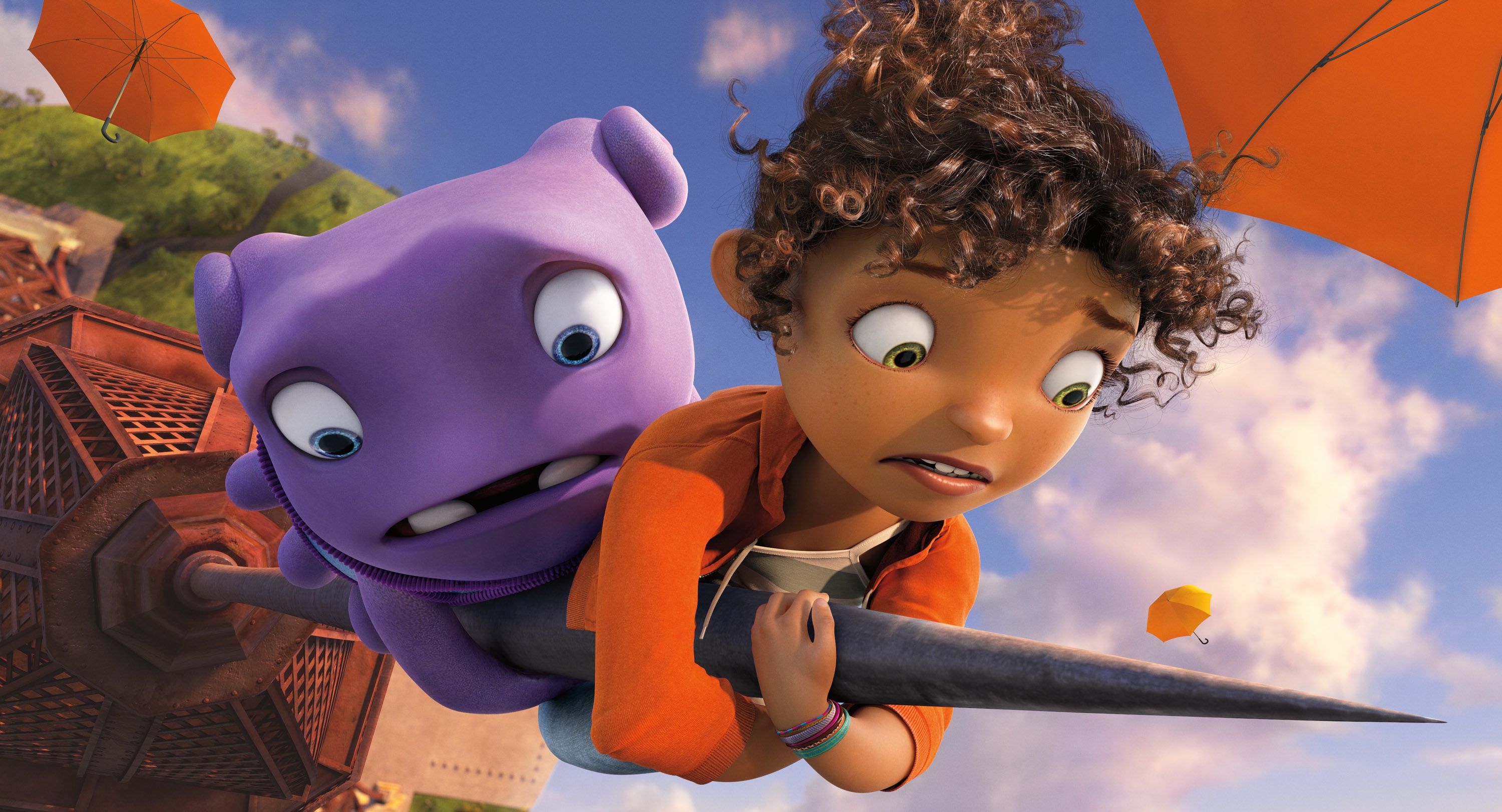 Jim Parsons and Rihanna star in Dreamworks Animations' "Home"