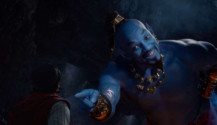 Mena Massoud and Will Smith star in Disney’s live-action adaptation ALADDIN