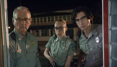 (L to R) Bill Murray, Chloë Sevigny and Adam Driver in writer/director Jim Jarmusch's THE DEAD DON'T DIE, a Focus Features release.