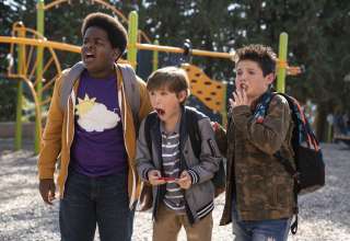 (L-R) Keith L. Williams, Jacob Tremblay and Brady Noon star in Universal Pictures' GOOD BOYS